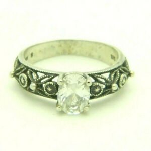 Sterling Silver .925 1.5 Carat Oval CZ Solitaire